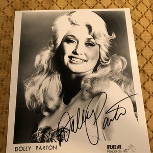 DOLLY PARTON SIGNED FAN CLUB PHOTO 1970’s!!!